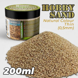 Hobby piesok, drobný: 0,5 mm, prírodný - 200 ml